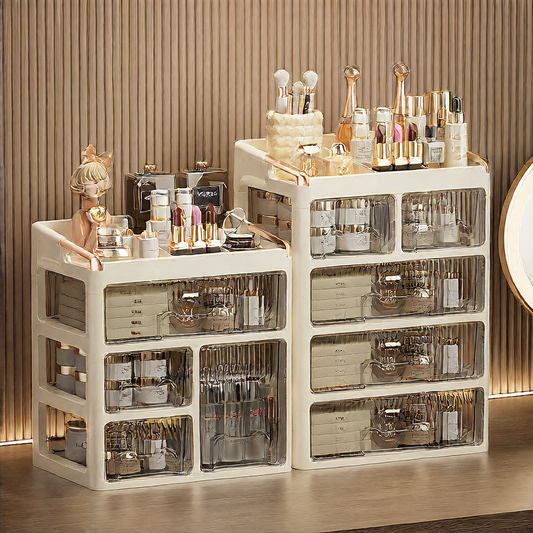 Luxury Cosmetics Organizer - Premium Clear Storage Box