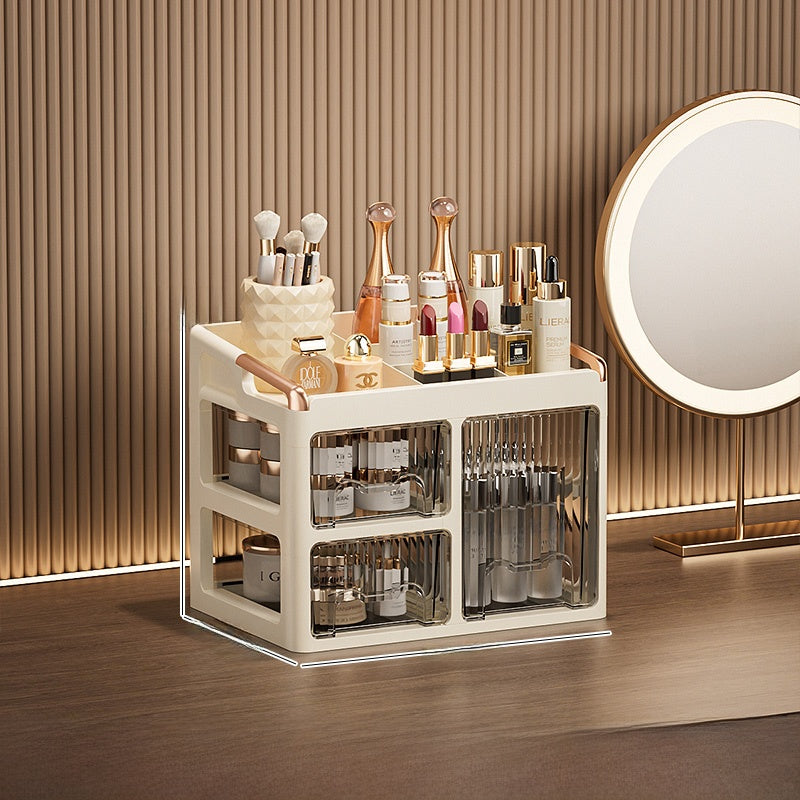 Luxury Cosmetics Organizer - Premium Clear Storage Box