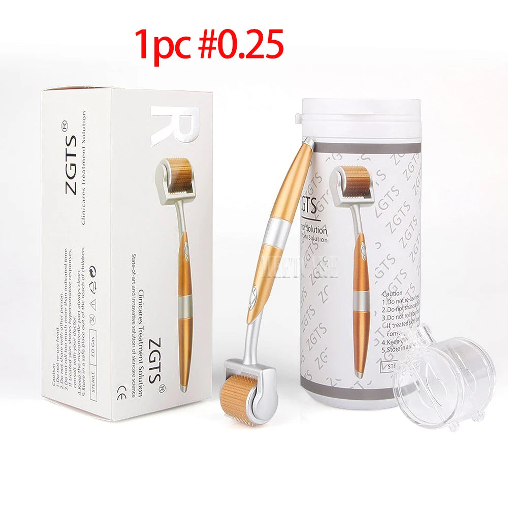 1pc 0.25 Color 192-Needle Derma Roller Microneedling Tool for Face & Body
