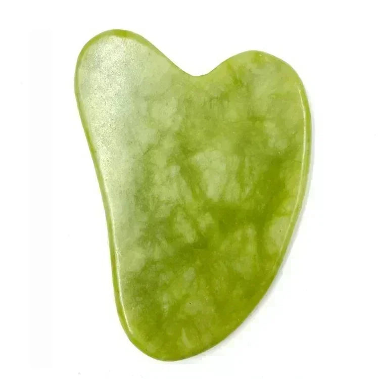 Love Color Natural Jade Face Roller And Gua Sha Massage Set