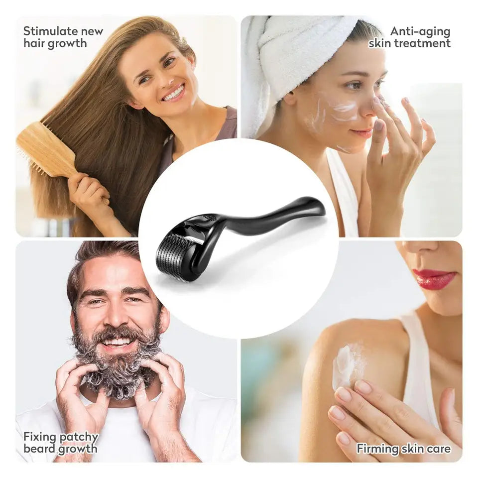 540 Microneedle Derma Roller for Face, Body and Beard