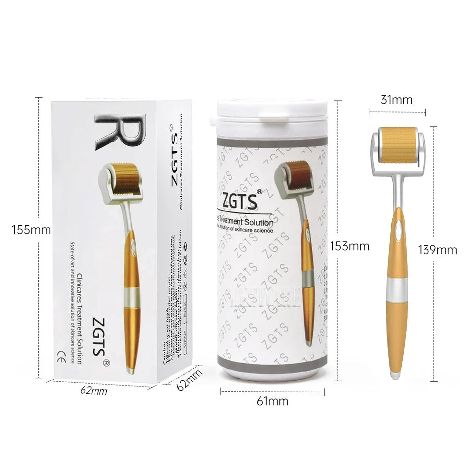 192-Needle Derma Roller Microneedling Tool for Face & Body