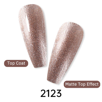 Arte Clavo Glitter Gel Nail 15ml Semi Permanent Soak Off UV Gel Varnish Nail Manicure Top Base Coat Gel Polish Art Decoration