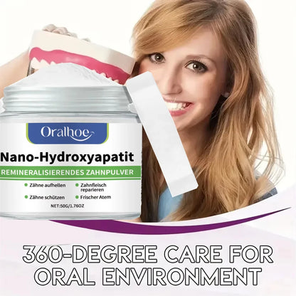 Hydroxyapatite Teeth Whitening Powder Professional Oral Care Stain Removal For White Teeth Cleaning Fresh Breath Dental Care
