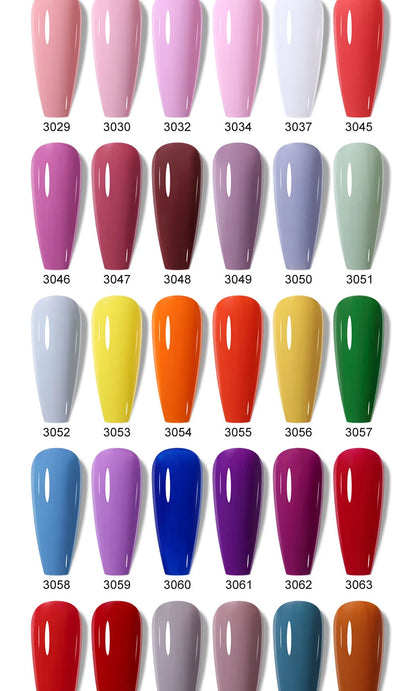 Arte Clavo Glitter Gel Nail 15ml Semi Permanent Soak Off UV Gel Varnish Nail Manicure Top Base Coat Gel Polish Art Decoration