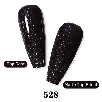 Arte Clavo Glitter Gel Nail 15ml Semi Permanent Soak Off UV Gel Varnish Nail Manicure Top Base Coat Gel Polish Art Decoration