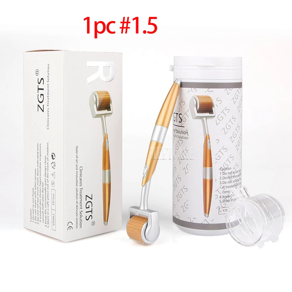 1pc 1.5 Color 192-Needle Derma Roller Microneedling Tool for Face & Body