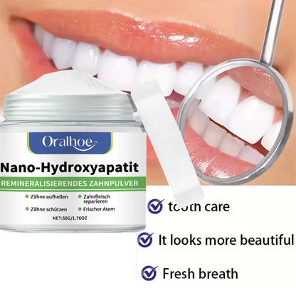 Hydroxyapatite Teeth Whitening Powder Professional Oral Care Stain Removal For White Teeth Cleaning Fresh Breath Dental Care