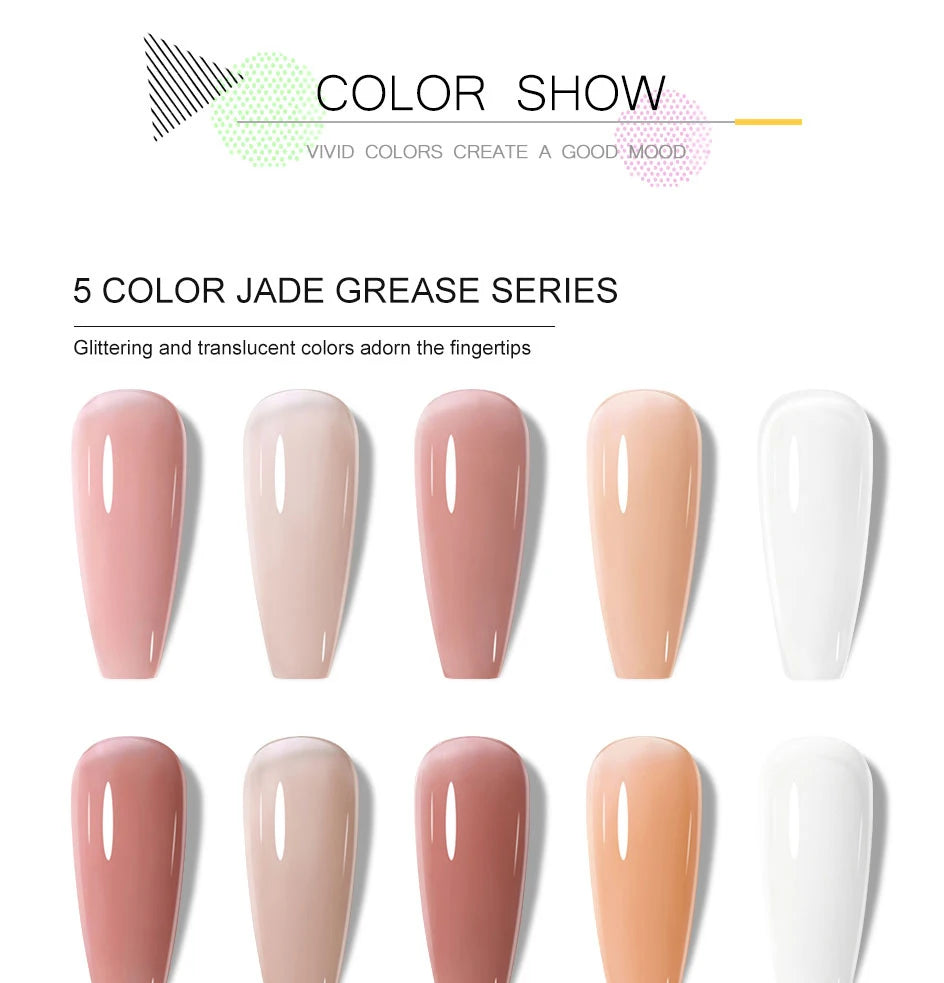 Arte Clavo Glitter Gel Nail 15ml Semi Permanent Soak Off UV Gel Varnish Nail Manicure Top Base Coat Gel Polish Art Decoration