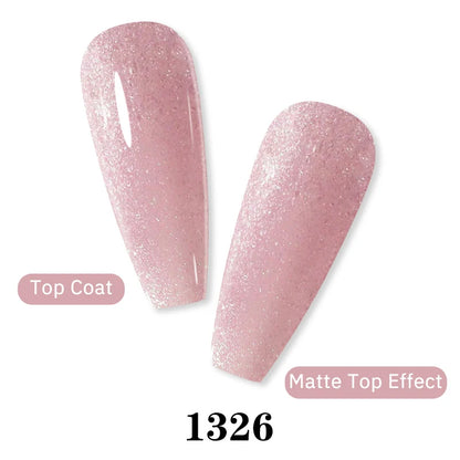Arte Clavo Glitter Gel Nail 15ml Semi Permanent Soak Off UV Gel Varnish Nail Manicure Top Base Coat Gel Polish Art Decoration