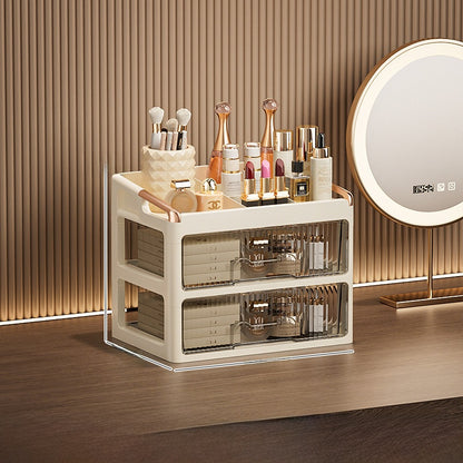 Luxury Cosmetics Organizer - Premium Clear Storage Box
