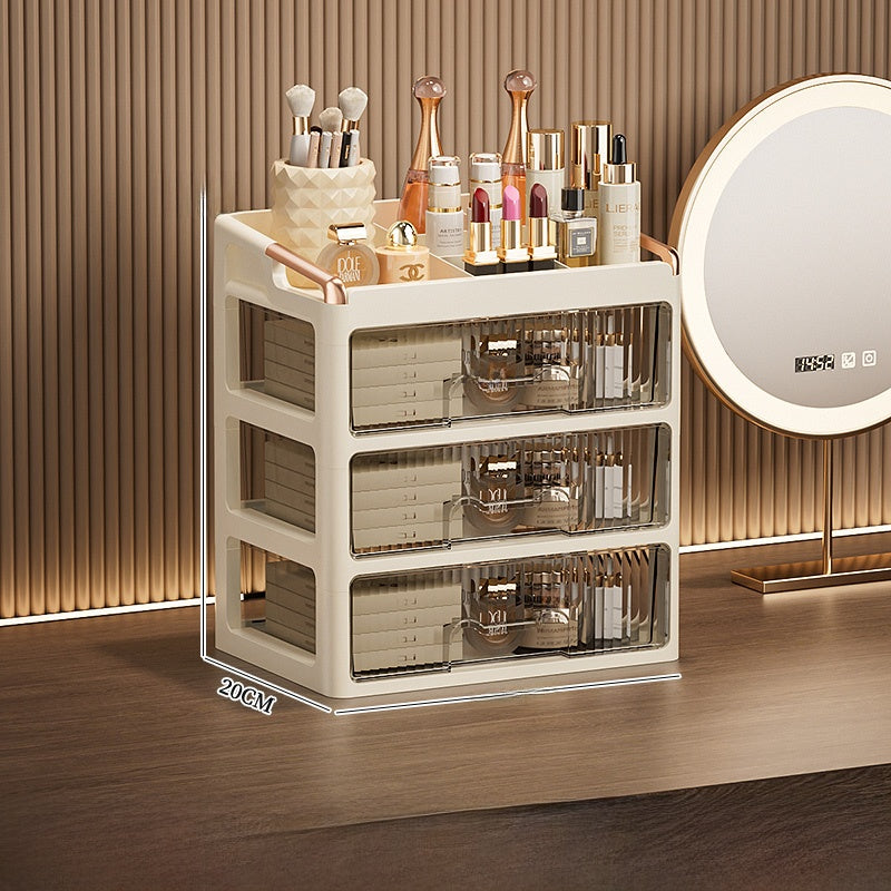 Luxury Cosmetics Organizer - Premium Clear Storage Box